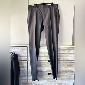 👔 Cole Haan Grand.OS Gray Wool Blend Dress Pants | Tailored Fit | Size 38